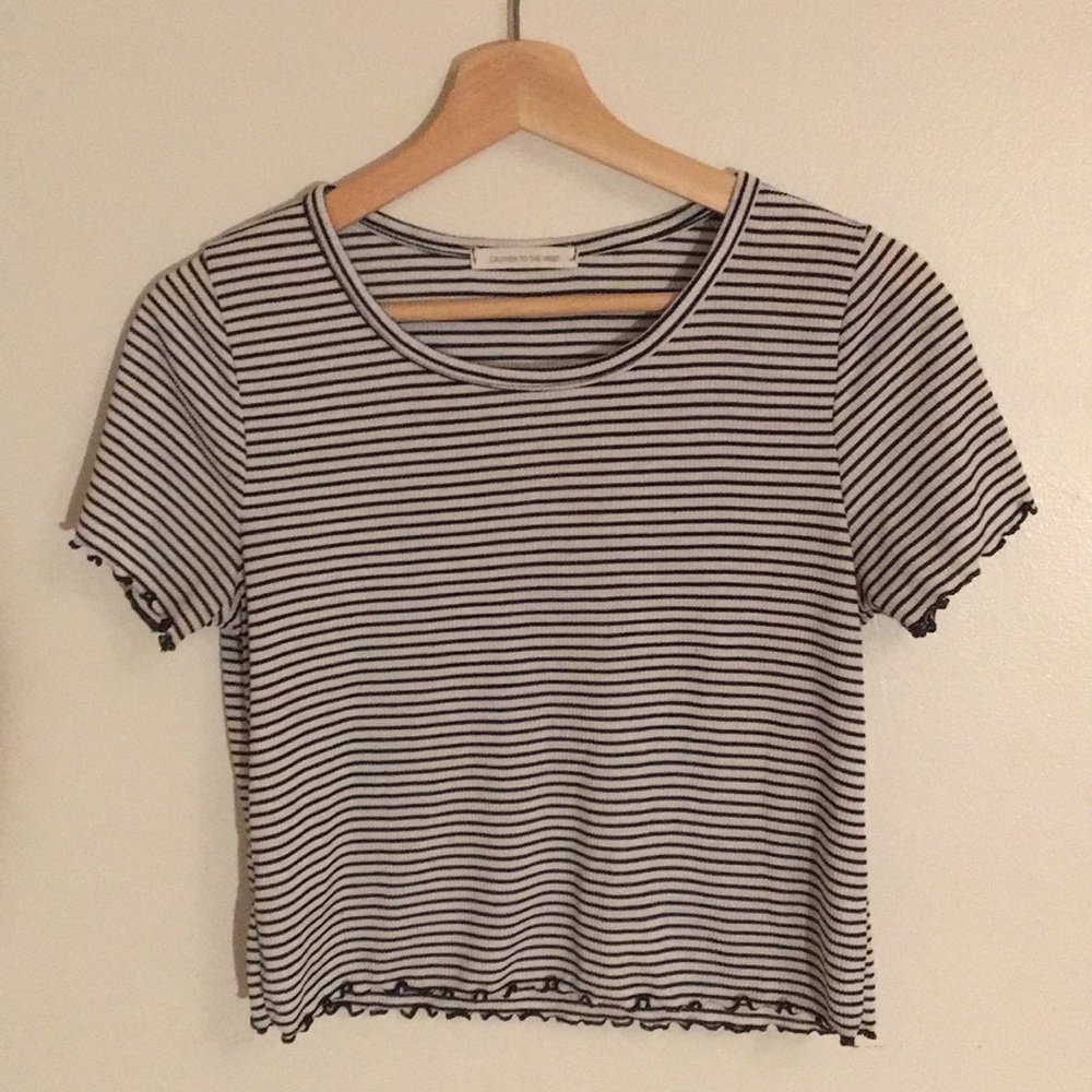 Striped Crop Top